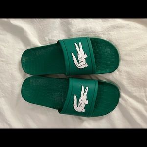 Men’s Lacoste Rubber Slides Size 8